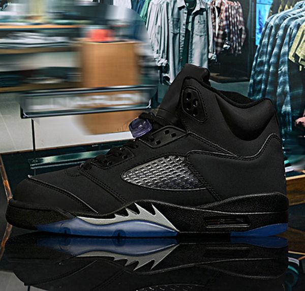 

5 mid cut green metallic white black oregon grape men basketball shoes sports boots male trainer air sneaker size 8-12l0t2