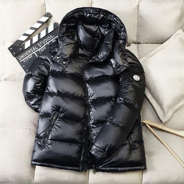 

men's down & parkas 2021 winter hooded casual jacket thick warm clothing jackets parka overcoat 2008, Black