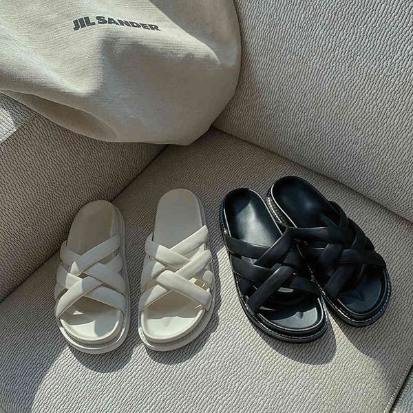 

slippers casual shoes slipers women low platform shale female beach slides luxury sneaker sabot summer basic rome hoof heel 20lu, Black