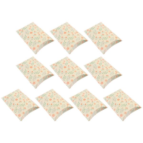 

10pcs candy packaging boxes gift storage cases creative floral wrap
