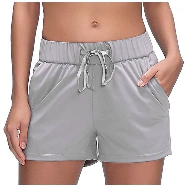 

yoga outfit 40# workout leggings drawstring shorts sport gym athletic active with pockets womens running exercise activewear pants