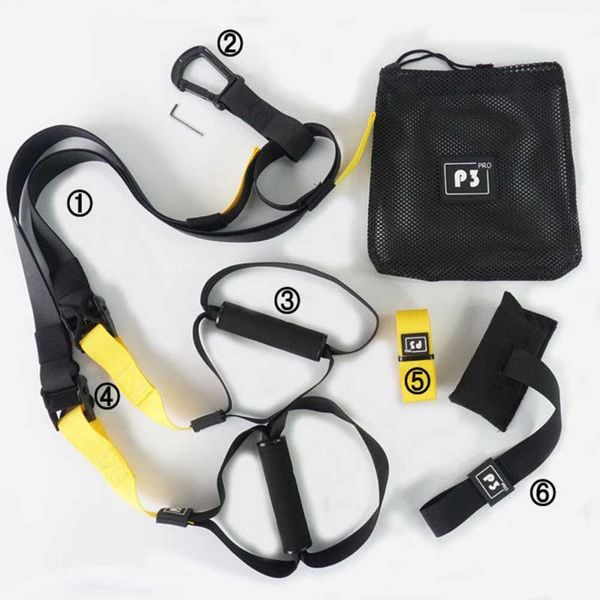 

gym sports fitness physical training yoga suspend belt resistance bands