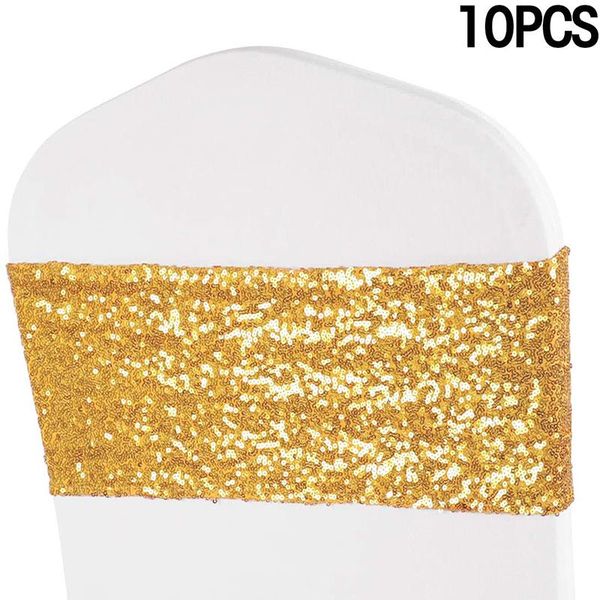 

pcs 15*35cm sequin chair sashes wedding bands decoration custom made more color to choose