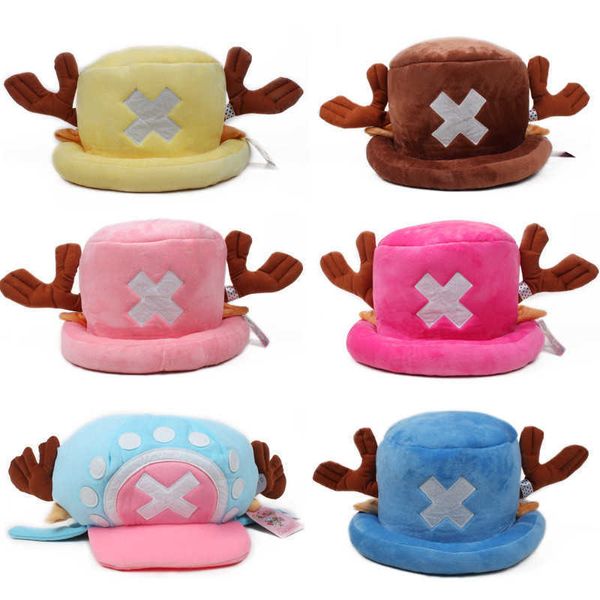 Anime giapponese Kawaii One Piece peluche cosplay Tony Chopper cappello in cotone peluche cappello invernale caldo berretto da cartone animato per regalo per bambini G0913