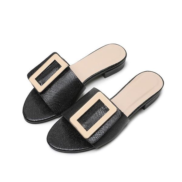 

sandals women platform ladies 2021 fashion summer shoes woman casual non-slip women's big size, Black