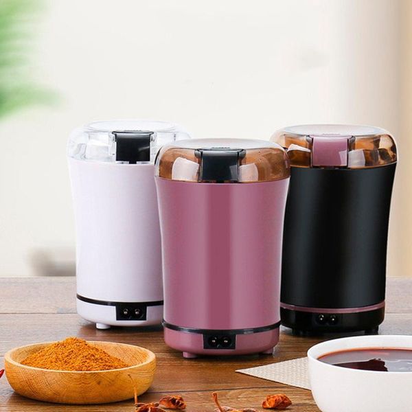 

manual coffee grinders portable electric bean grinder mini plastic large capacity grains powder crusher household grinding machine