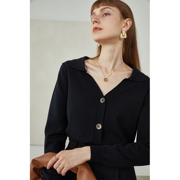 

women's sweaters fansilreceptor , cropped cardigan with v-cleavage, female long sleeve jacket, black v565, White;black