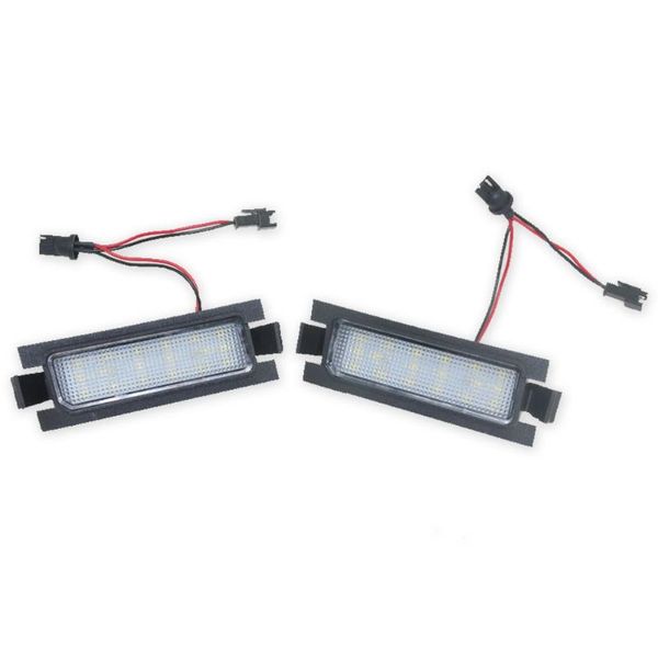

car rear view cameras& parking sensors 2pcs canbus 18smd led number license plate light lamp for i30 (gd)2013 2014 2021 auto car-sty