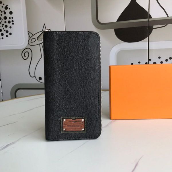 

classic designe purse men wallet short long wallets fold card holders passport holder fashion mens folded purses coin p pouch ship, Red;black