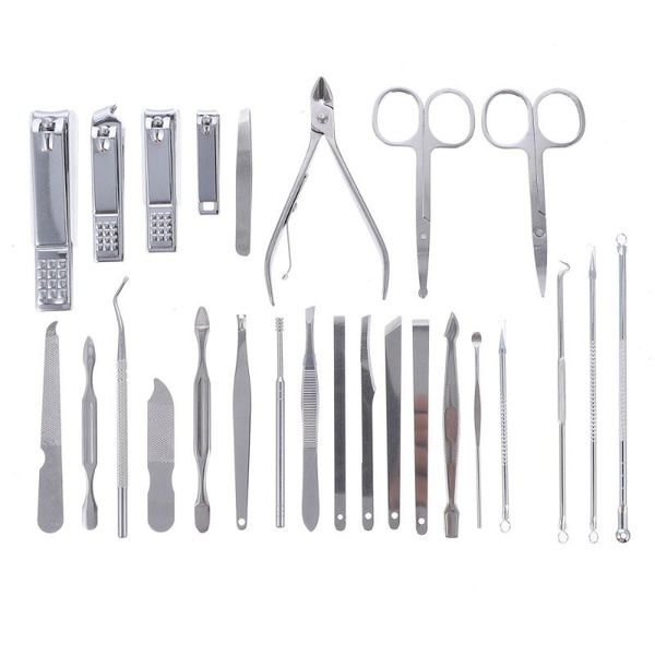 

nail art kits 26pcs manicure tools clippers pedicure trimming grooming