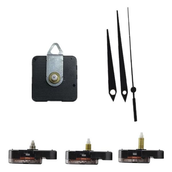 

wall clocks 100sets sun12888 clock movement with black hand 8mm 12mm 14mm 17mm 20mm 24mm mechanism parts kit diy