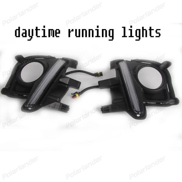 

panel lights fog lamp accessory 12v waterproof abs led car styling drl daytime running light for t/oyota h/ighlander 2021
