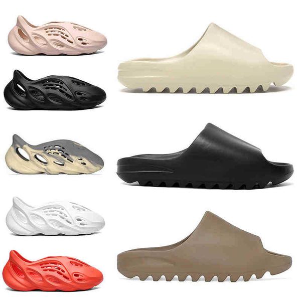 

2021 slippers foam runner bone desert sand ararat orange red women mens slides sandals sliders platform house summer outdoor beach slipper y, Black