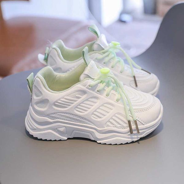 

spring and autumn children's casual shoes, boys' soft-soled comfortable breathable white shoes, girls, sneakers new g1025, Black;red