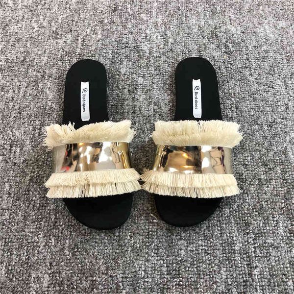 

slippers ladies colorful fur fluffy women's bling slides outside lady furry flip flops summer flats sandals black gold h0sc
