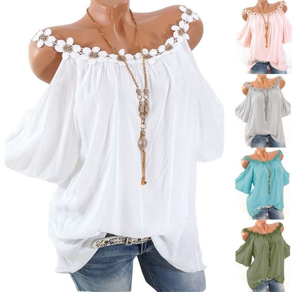 

boho chic floral blouse plus size shirt ethnic style sleeveless womens blouses o-neck vintage camisas mujer haut 210603, White
