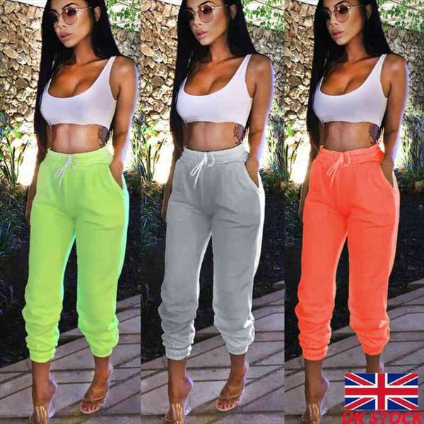 

ladies womens slim fit high waist sport running gym stretch sports pants tracksuit bottoms skinny joggers pants trousers, Black;white