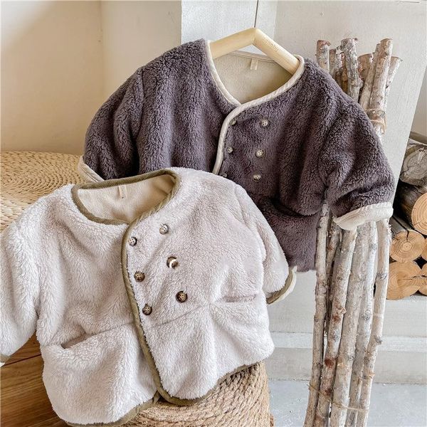 

down coat outerwear parkas o-neck collar single breasted solid regular cotton fashion simple cute cool winter autumn kids, Blue;gray