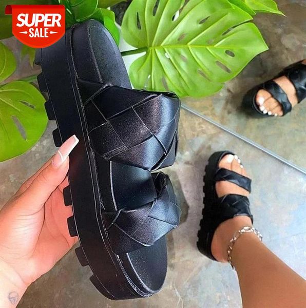 

summer women sandals large size women's shoes breathable cutout fish mouth shoe rhinestones sandalia feminina size35-43 #yw2i, Black