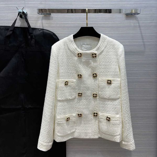 

women's jackets european and american high end dress with custom long sleeves summer single fashion breasted chess tweed jacket jc2r, Black;brown