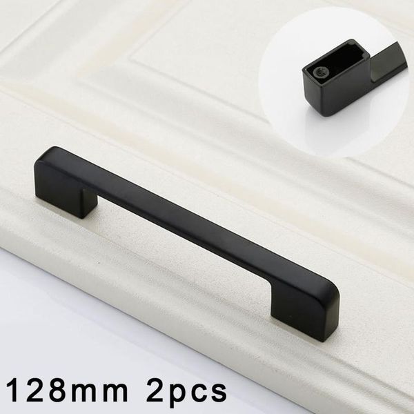 

craft tools 2pc handles cupboard cabinet black zinc alloy diy home furniture supplie