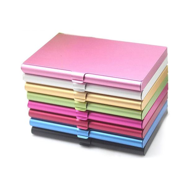 

files card holder aluminum business case metal 12
