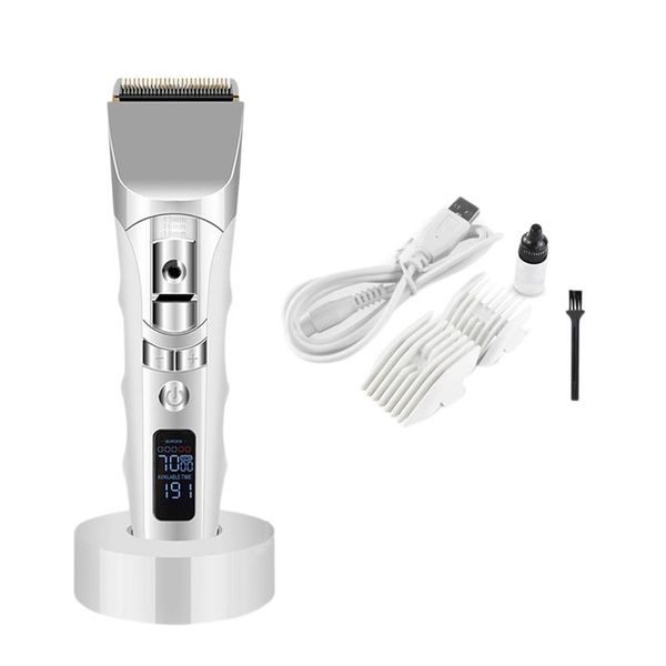 

hair clippers professional trimmer rechargeable electric clipper men's cordless haircut adjustable ceramic blade