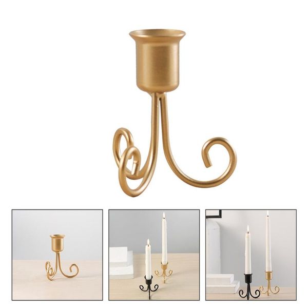 

candle holders 1pc wrought iron holder vintage stand home pedestal