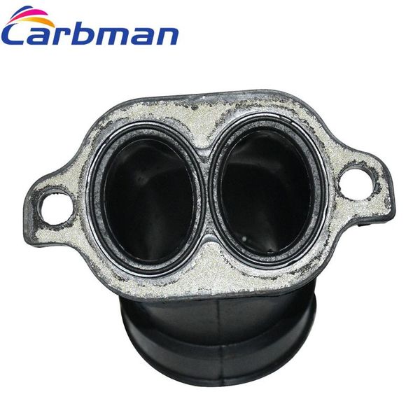 

carbman carburetor intake manifold adaptor boot for polaris sportsman 600 4x4 03-05 700 02-06 1253415 motorcycle fuel system