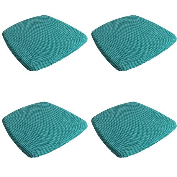 

chair covers 4pcs foldable square washable detachable home decor cover elastic comfortable dining room cushion el fleece