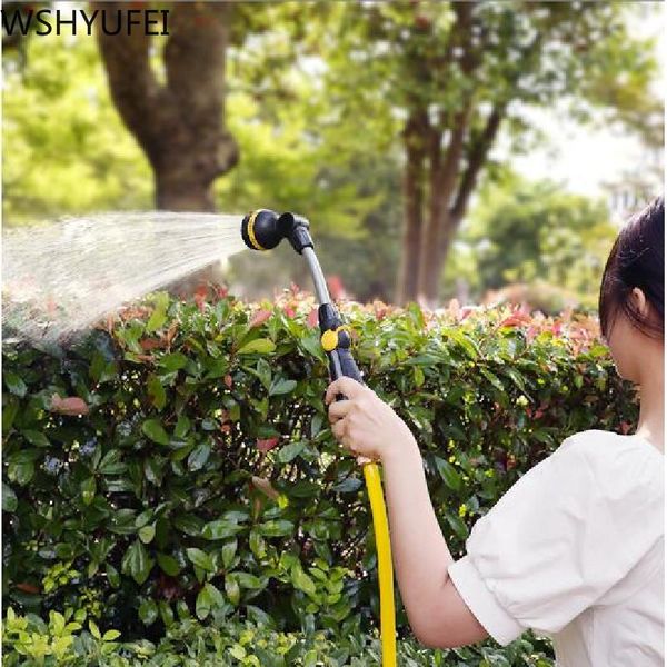 

home 180 degree rotation 8 modes plastic sprinkler water hose nozzle garden agriculture the flowers atomizing watering equipments