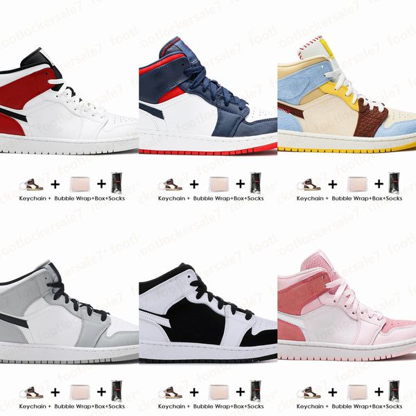 

pman 1 sneakers obsidian white panda fearless unc usa royal blue multi court purple spirit teal 1s mens basketball shoes trainer 119rjb