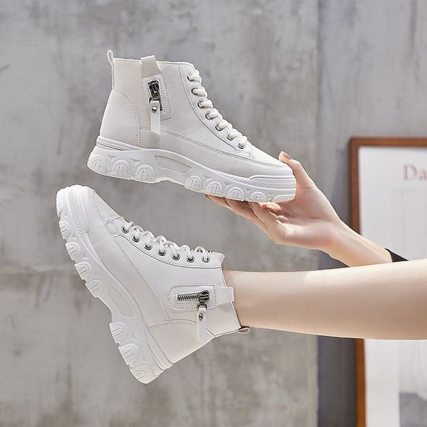 

dress shoes winter women boots warm round toe 4cm heel fashion zip lace up ankle for woman black femmes bottes size 35-40 w7tj