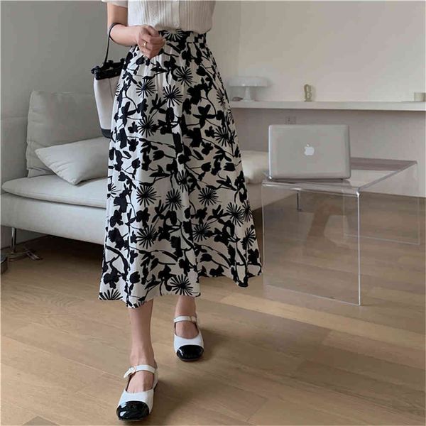 

women's tracksuits hzirip floral skirts, vintage printed skirts fancy for party, soft ball, elastic waistband, n2ue, Gray