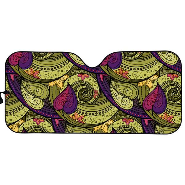 

car sunshade sun shade for windshield women uv gloss flower printed accessories covers universal