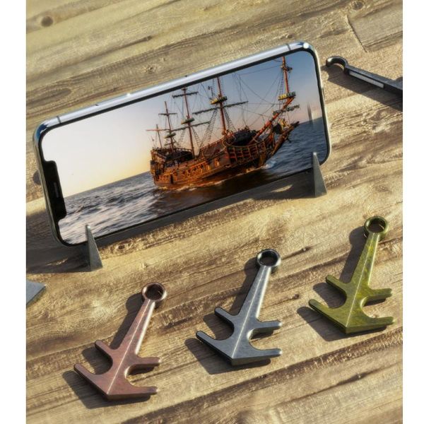

creative boat anchor magnet holder magnetic universal portable mini lazy deskphone cell mounts & holders