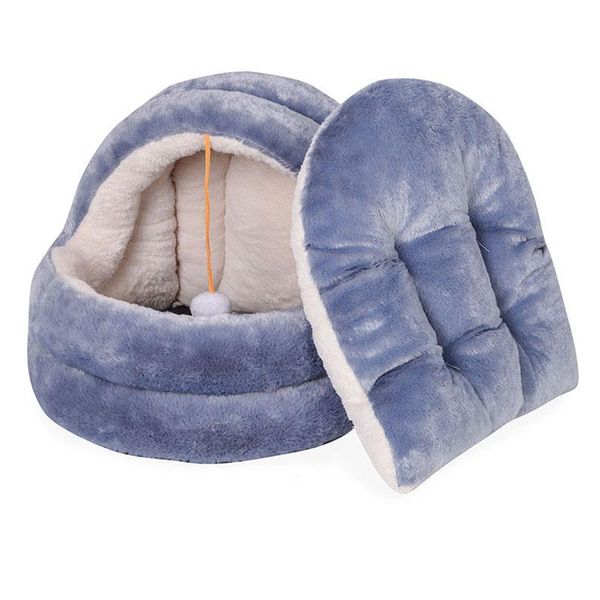

cat beds & furniture sleeping cave luxury puppy dog pet bed winter warm small kennel house for cats