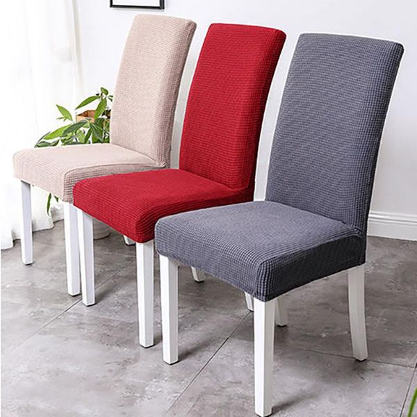 

chair covers super soft polar fleece fabric cover large/medium/small size elastic spandex for kitchen/wedding