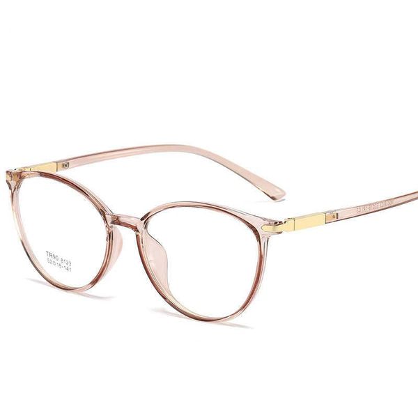 

sunglasses round glasses frame woman men retro myopia optical frames metal clear lenses black gold eyeglasses oculos 8123, White;black