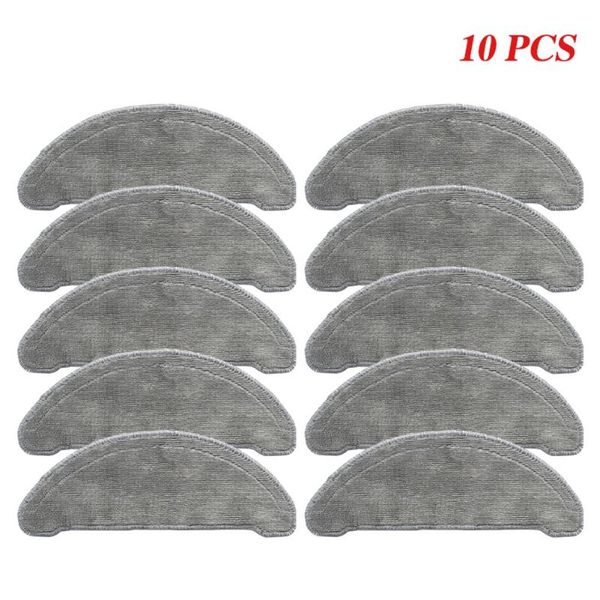 

4pcs/10pcs for eve plus robot vacuum cleaner microfiber mop cloth replacement attachment spare part shower curtains