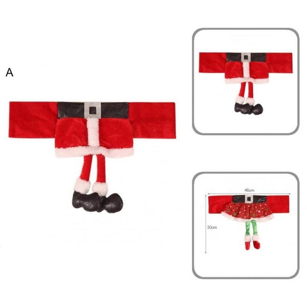 

chair covers unique xmas sashes swags bows fabric back belt cute for party