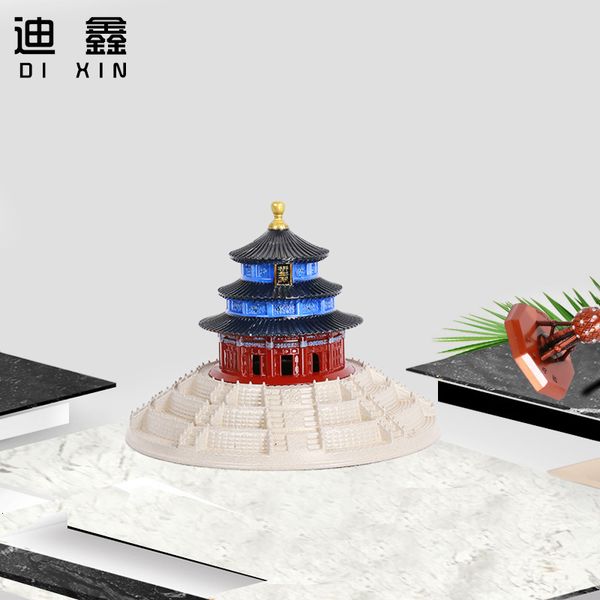 

souvenir temple of heaven model metal crafts home table wine cabinet trinkets