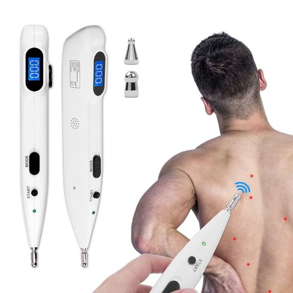 

electric massagers acupuncture pen with digital display electro point muscle stimulator device massage equipment health care 2021