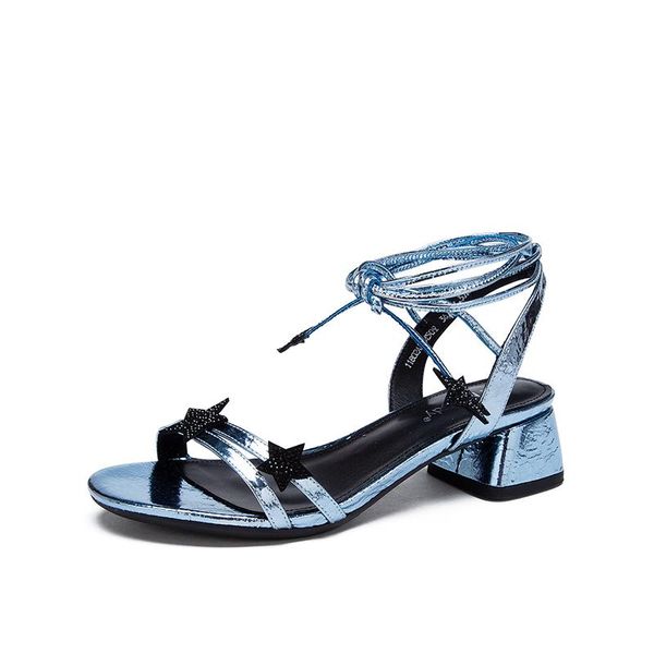 

dress shoes 2021 summer women's fashion solid color round toe strap sandals, Black