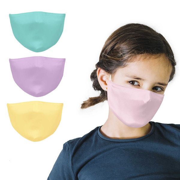 

children's pure cotton macarone dust mask can insert pm2.5 filter