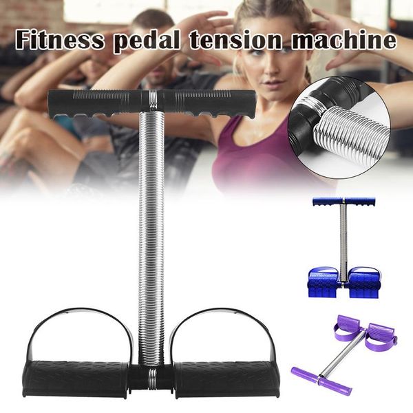 

elastic sit up pull rope spring tension foot pedal abdomen leg exerciser tummy trimmer equipment stretching slimming asd resistance bands