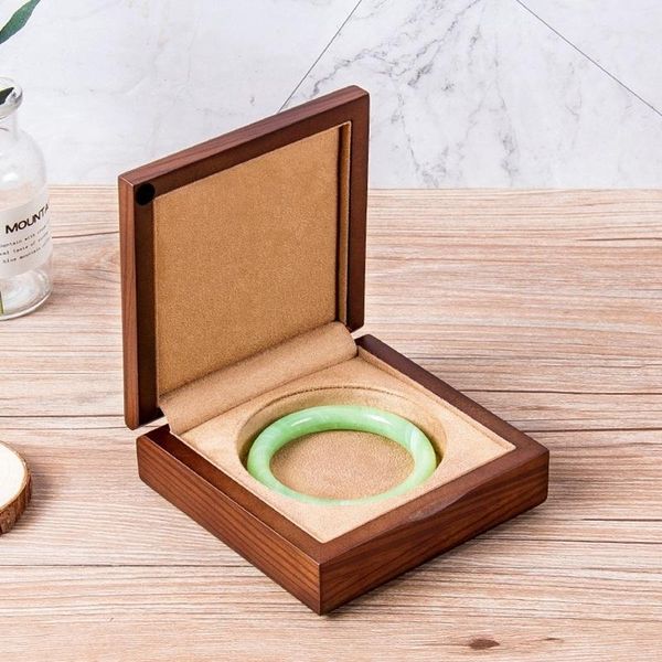 

storage boxes & bins bracelet box jewelry wooden portable travel jade collection