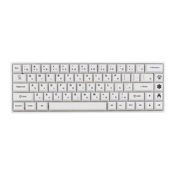 

keyboards 129 keys black and white japanese keycaps pbt mechanical keyboard keycap cherry profile compatible with mx switches gk61/64