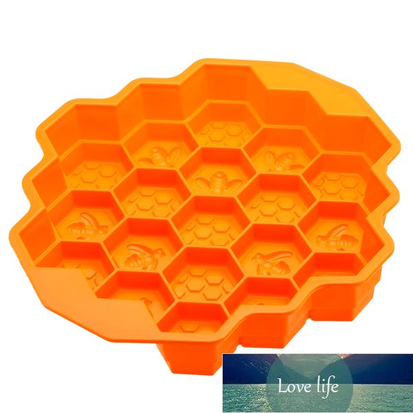 New Silicone Mel Honeycomb Mold Bee Honeycomb Forma Cookies de Chocolate Cubo de Gelo Sabão Molde Bolo Ferramenta Aleatório Cor de Fábrica Preço Especialista Qualidade Mais Recente