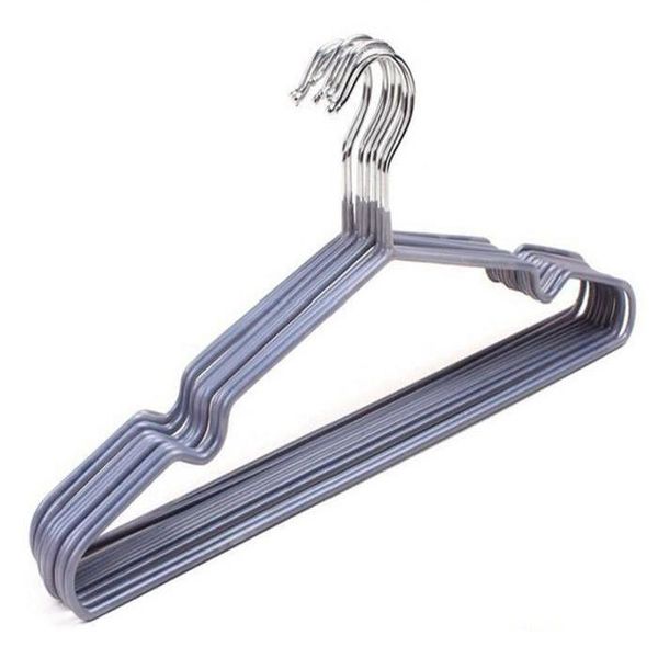 

hangers & racks 20pcs heavy duty anti-slip notch gray